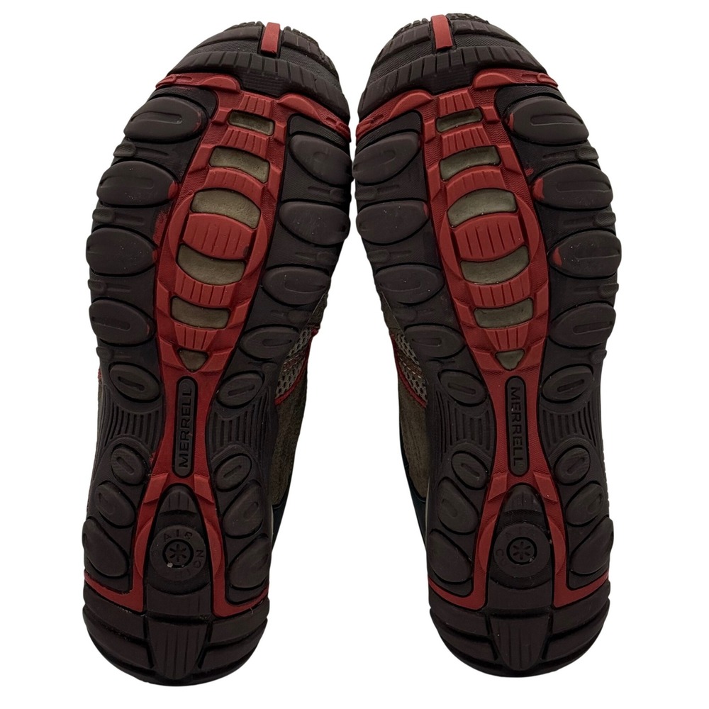Merrell Hiking Trail Shoes Men's 10.5 Brown Red Vibram Sole Outdoor J148531C - Picture 6 of 8